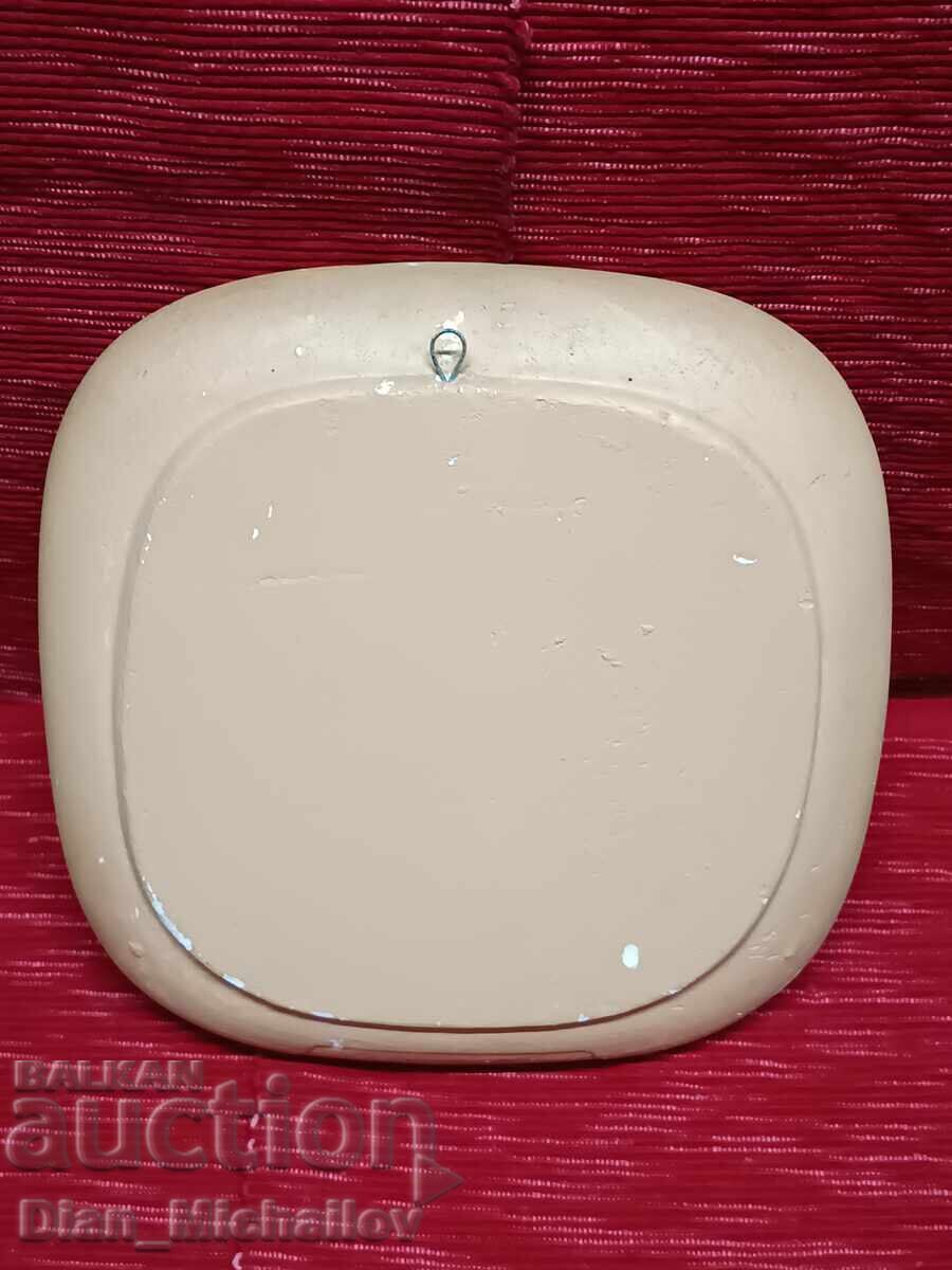 Licitație Tablou vechi din ceramică în relief