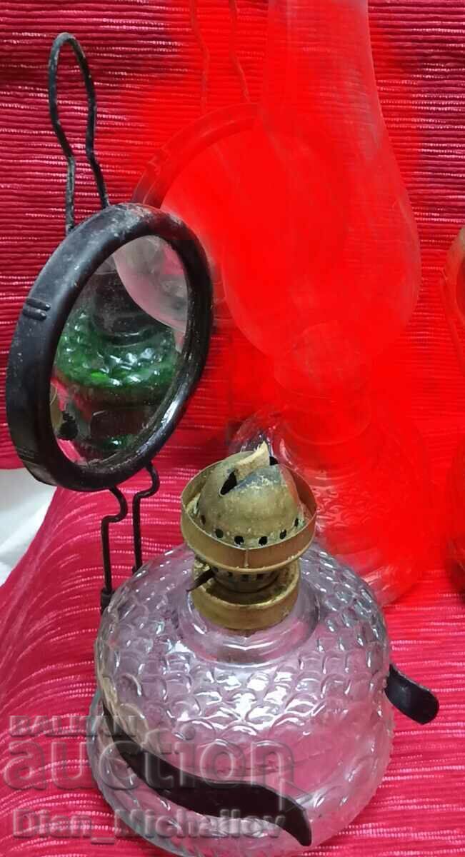 Lampă veche mare cu gaz