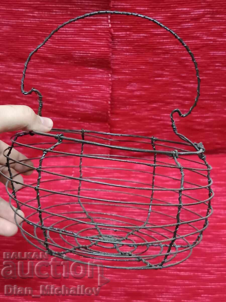 Vintage French Wire Egg Basket with price € 10.00 | 19.56 BGN Vintage French Wire Egg Basket with price € 10.00 | 19.56 BGN
