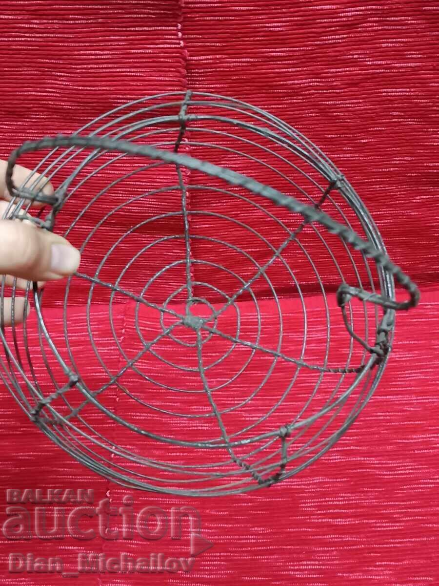 Auction Vintage French Wire Egg Basket Auction Vintage French Wire Egg Basket