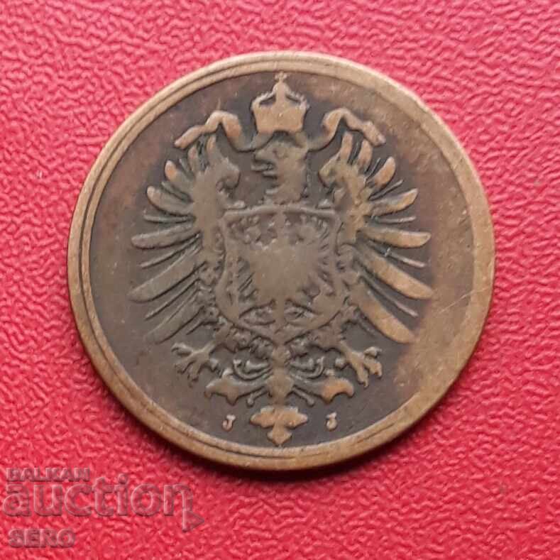 Germania - 2 pfennigi 1875 J - Hamburg cu preț € 2.00 | 3.91 BGN