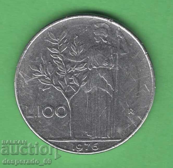 (¯`'•.¸ 100 λιρέτες 1976 ΙΤΑΛΙΑ ¸.•'´¯)