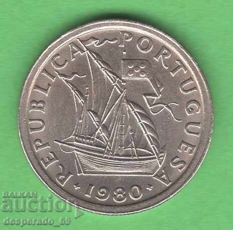 (¯`'•.¸ 2,5 escudo 1980 PORTUGALIA UNC- ¸.•'´¯) (¯`'•.¸ 2,5 escudo 1980 PORTUGALIA UNC- ¸.•'´¯)
