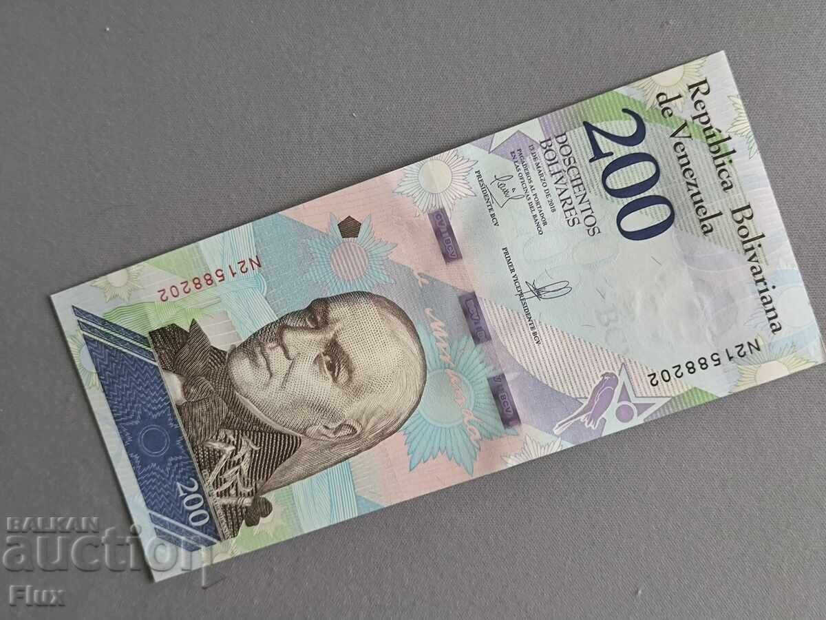 Banknote - Venezuela - 200 Bolivares UNC | 2018