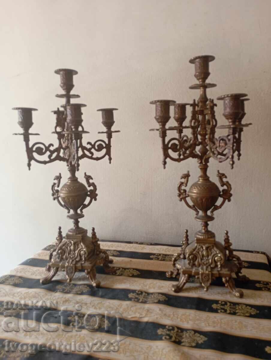 Set sfeșnice baroce Set sfeșnice baroce
