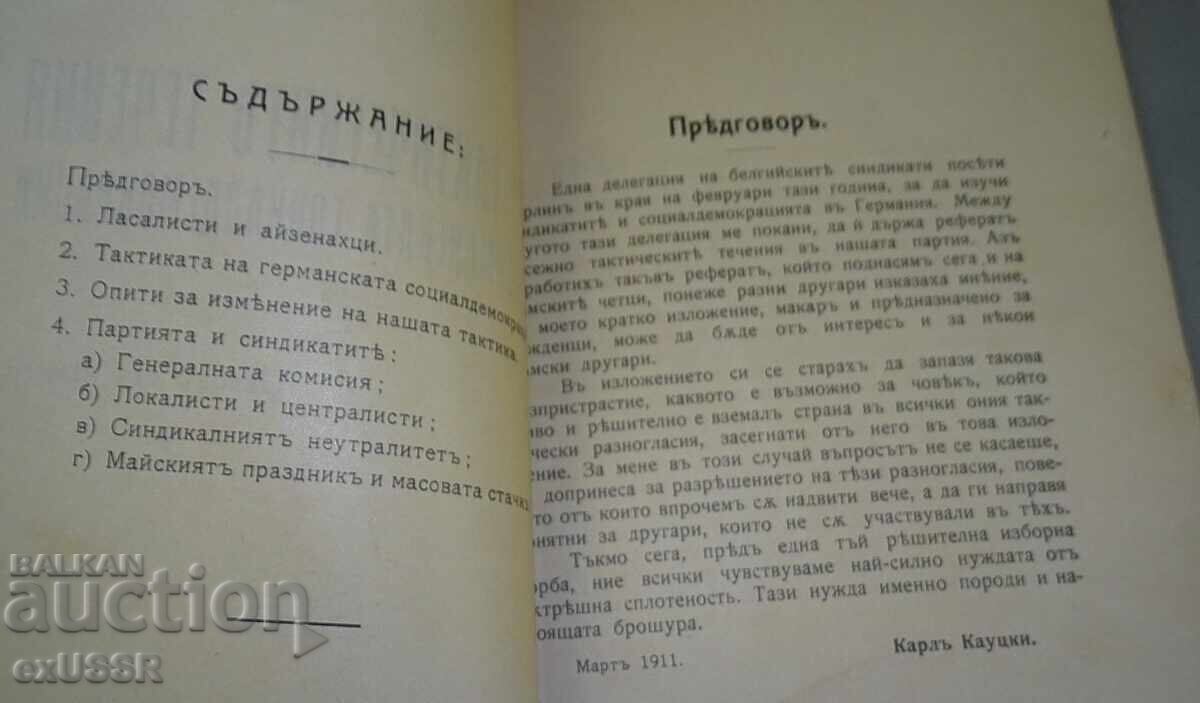 Licitație Carte veche Karl Kautsky 1911