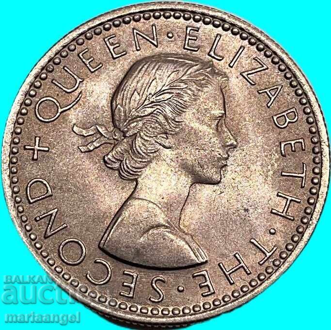 6 pence 1963 Marea Britanie Noua Zeelandă UNC - 6