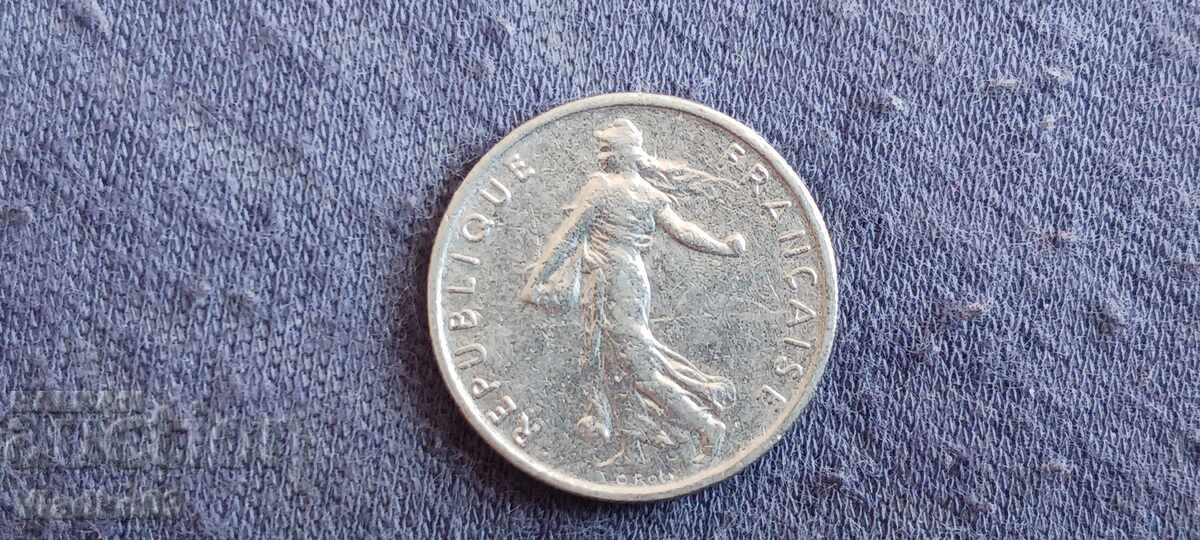 Franța 1/2 franc 1968 cu preț € 0.14 | 0.27 BGN Franța 1/2 franc 1968 cu preț € 0.14 | 0.27 BGN