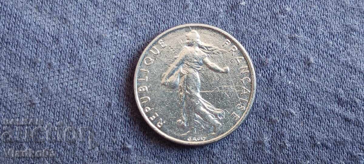 Франция 1/2 франк 1993 с цена € 0.14 | 0.27 лв.