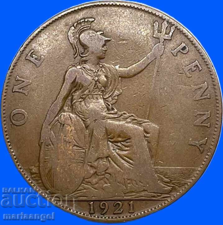 Μεγάλη Βρετανία 1 Penny 1921 30mm George 6 Bronze