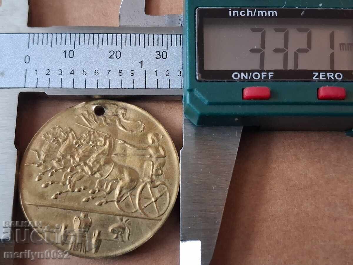 Piese vechi din alamă pentru bijuterii, pandantive pentru botez - 6 Piese vechi din alamă pentru bijuterii, pandantive pentru botez - 6