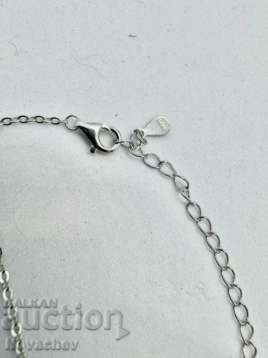Colier din argint cu moissanite (diamant) 1.5 carate - 5