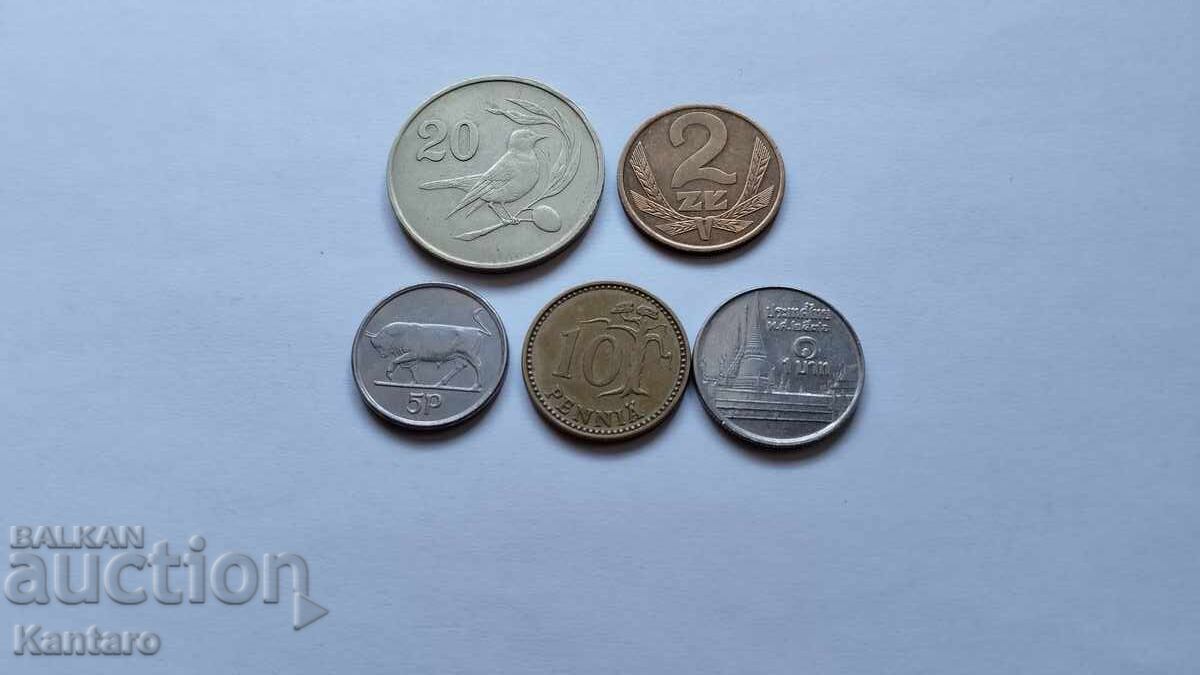 Monede străine - 5 bucăți cu preț € 1.20 | 2.35 BGN Monede străine - 5 bucăți cu preț € 1.20 | 2.35 BGN