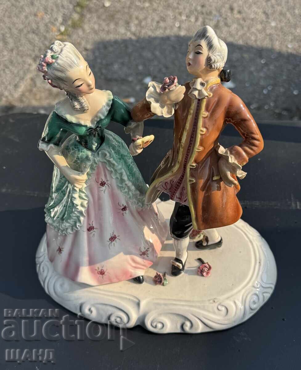 Old German porcelain figurine statue Romance Old German porcelain figurine statue Romance