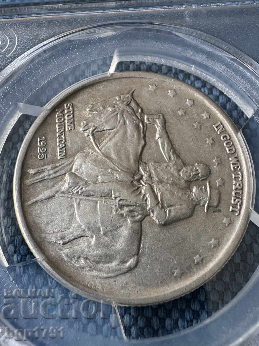 Half Dollar 1925 SUA AU58 PCGS argint - 5