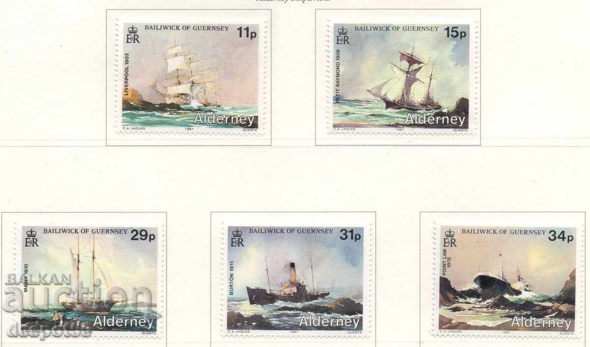 1987. Alderney. Shipwrecks