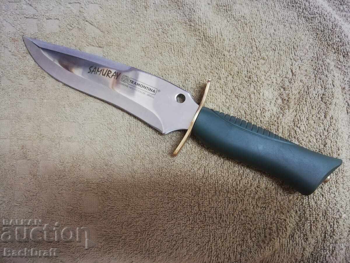 Brazil Tramontina Samurai Tourist Hunting Knife, Blade