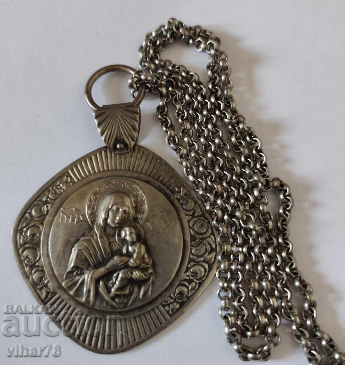 Medalion Fecioara Maria cu pruncul