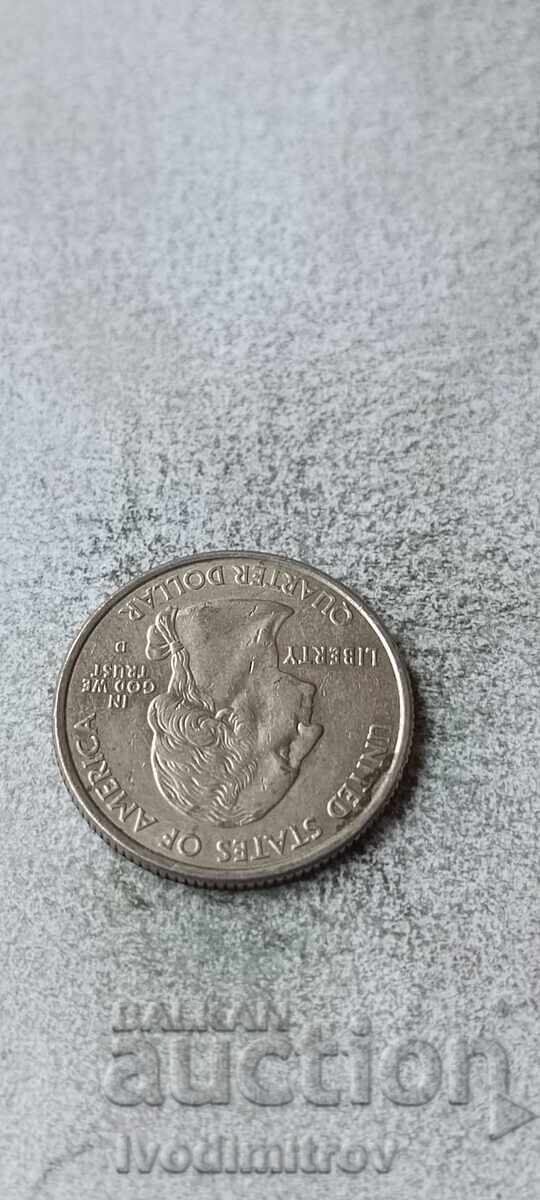SUA 25 Cent 2004 D Texas cu preț € 0.88 | 1.72 BGN