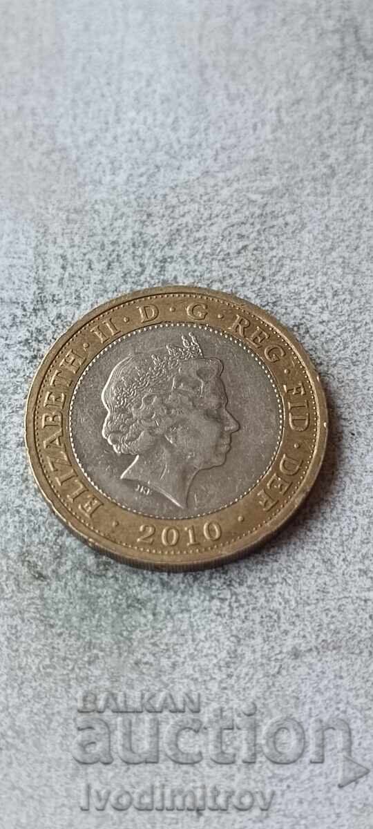 Marea Britanie 2 lire 2010 cu preț € 5.46 | 10.68 BGN