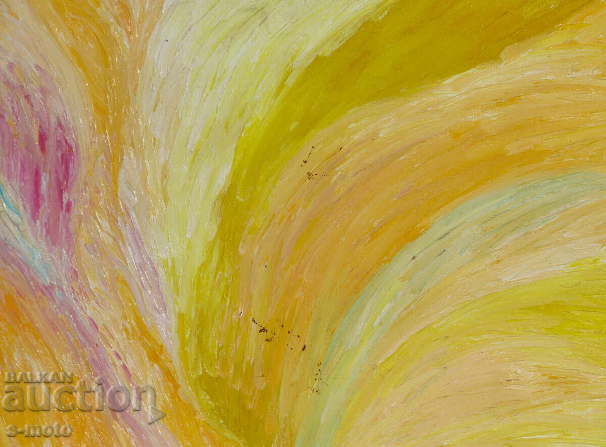 Tablou ulei, compoziție abstractă - 5 Tablou ulei, compoziție abstractă - 5
