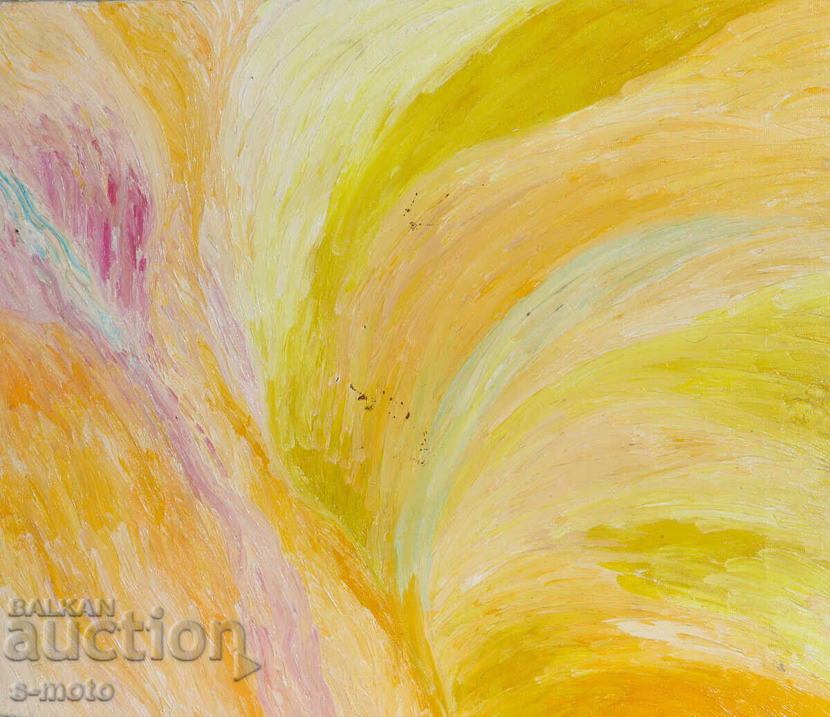 Tablou ulei, compoziție abstractă Tablou ulei, compoziție abstractă
