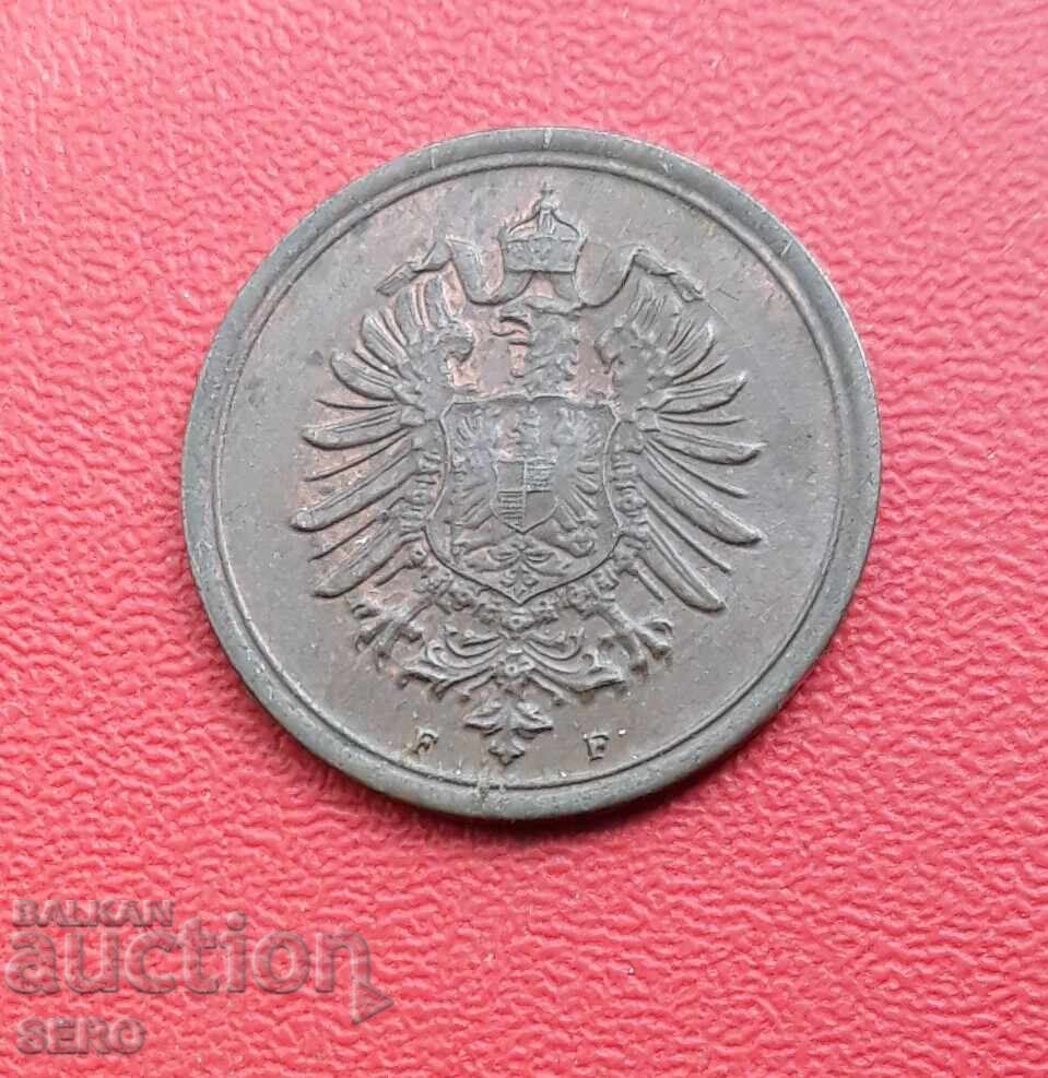 Германия-1 пфениг 1875 F-Щутгарт-отл.запазена с цена € 5.01 | 9.80 лв.