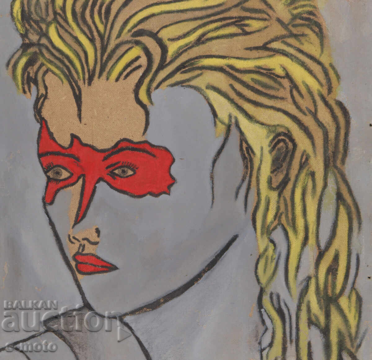 Tablou acrilic portret abstract - 5 Tablou acrilic portret abstract - 5