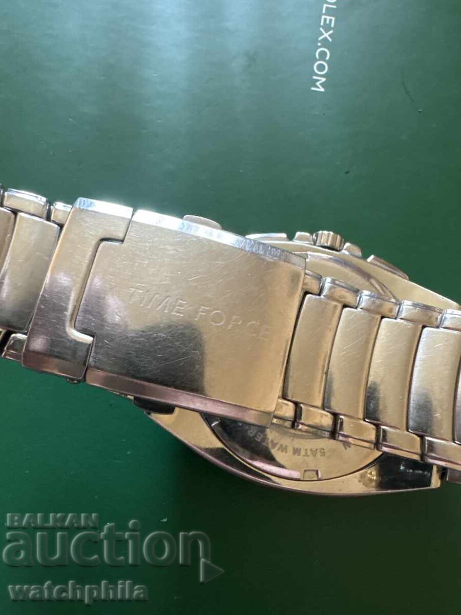 Ceas bărbătesc Time Force Chronograph. Rar, funcțional - 5