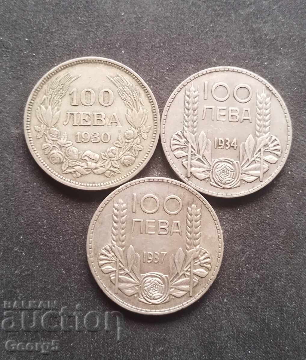 100 leva 1930, 1934 și 1937 godina cu preț € 80.00 | 156.47 BGN 100 leva 1930, 1934 și 1937 godina cu preț € 80.00 | 156.47 BGN