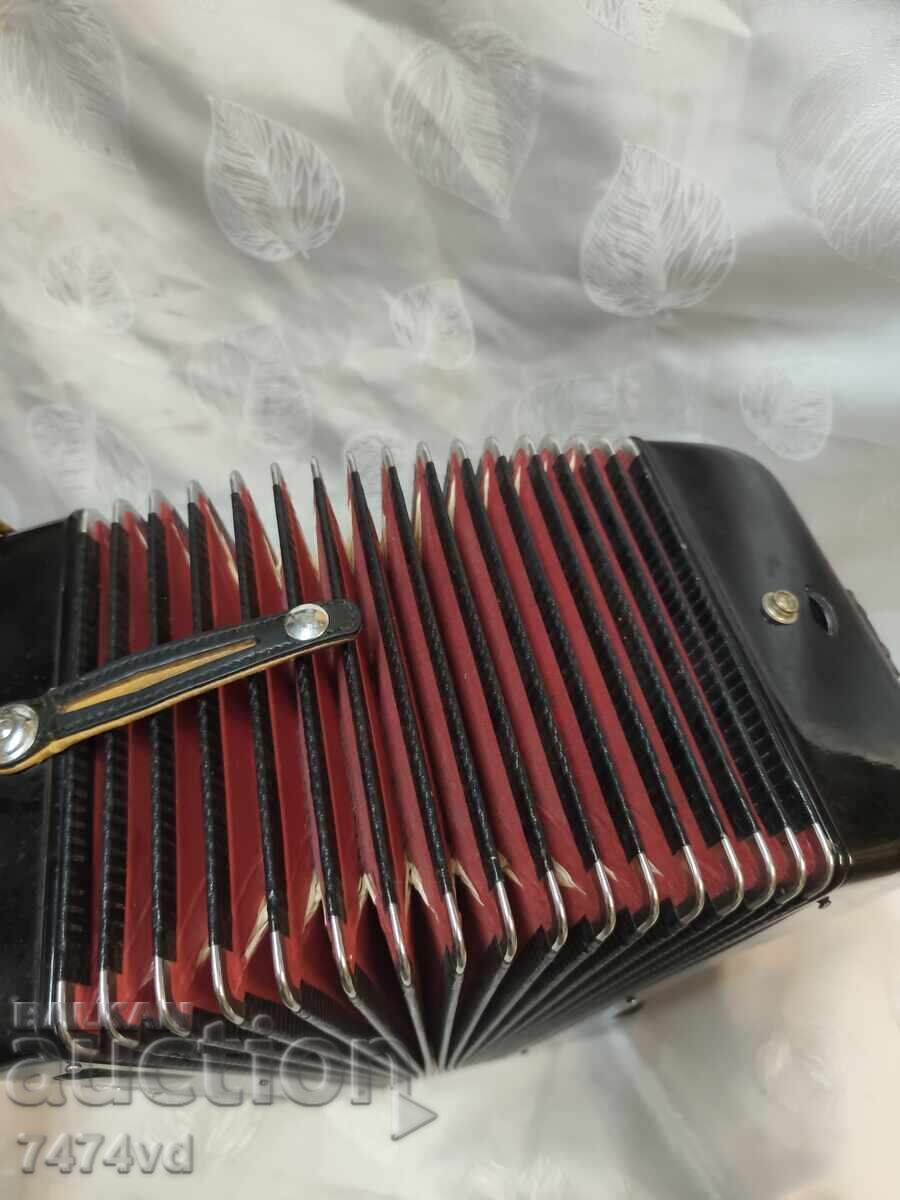 Acordeon cu butoane diatonic cu trei rânduri rar Adria Diaton 3 - 6