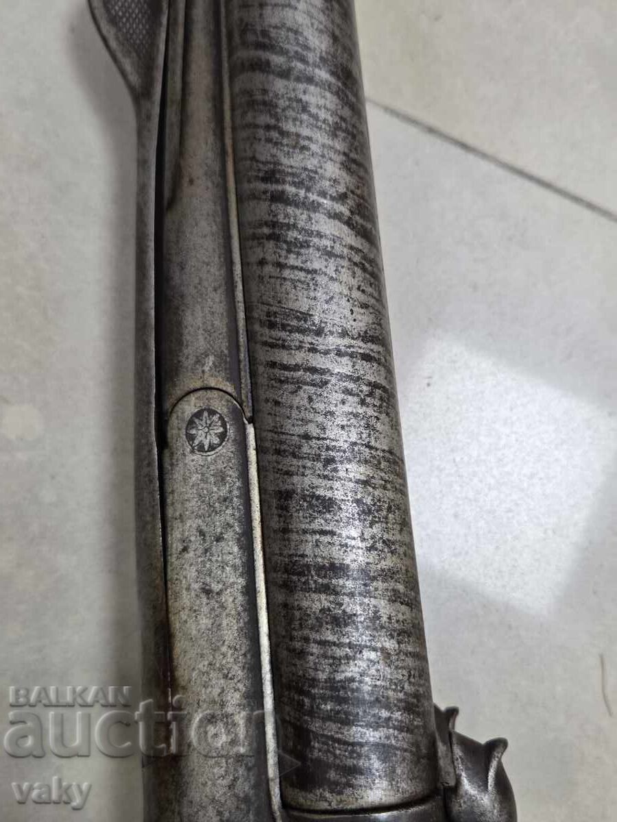 Pușcă de vânătoare Lefaucheux secolul XIX - țeavă de Damasc, totul funcțional cu preț € 235.00 | 459.62 BGN