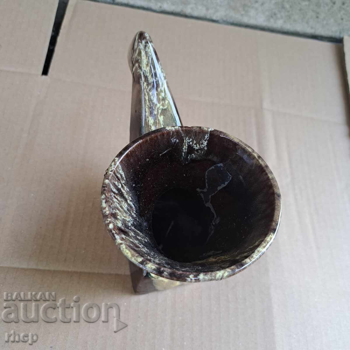 Livrarea Vază veche din ceramică, pasăre stilizată