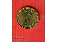 COREEA 10 Won emisiune 2005 NOUĂ - UNC