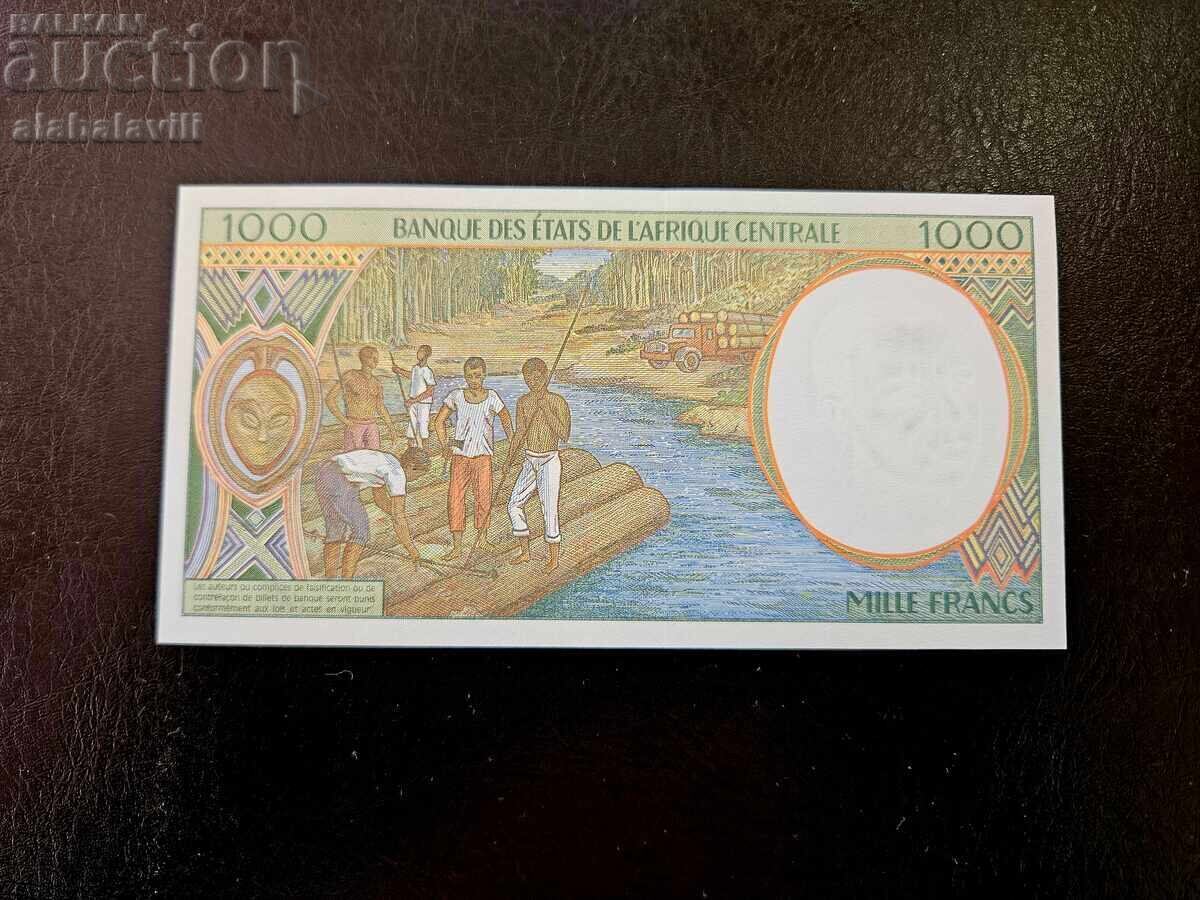 Africa Centrală 1000 franci 1999 cu preț € 19.99 | 39.10 BGN