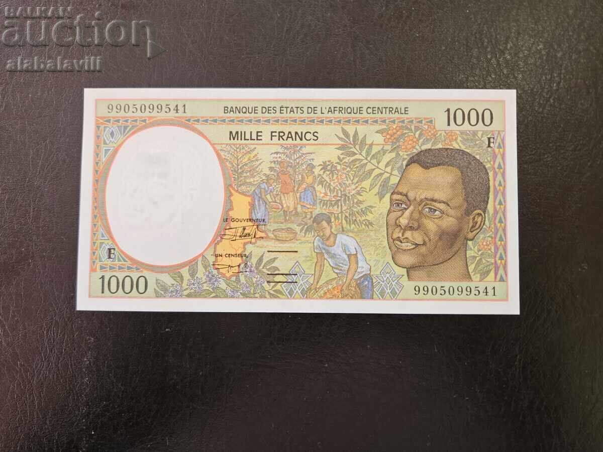 Africa Centrală 1000 franci 1999