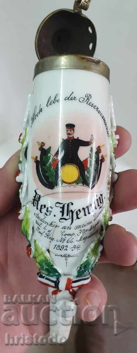 Pipă germană militară comemorativă 1892/94 - 5