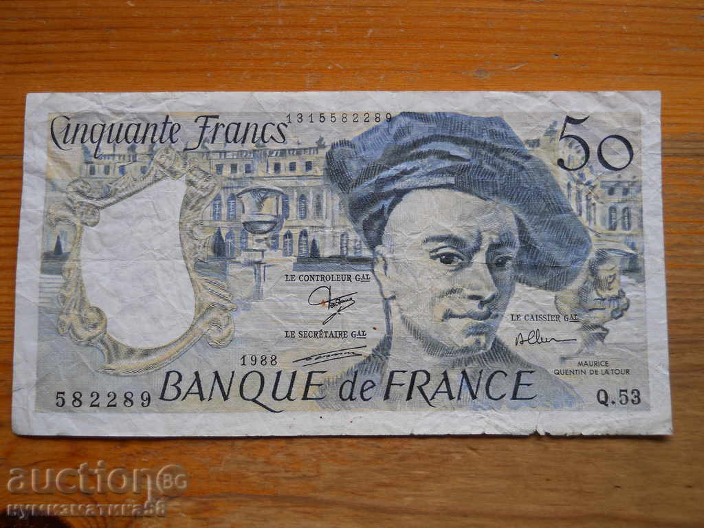 50 franci 1988 - Franța ( F ) 50 franci 1988 - Franța ( F )