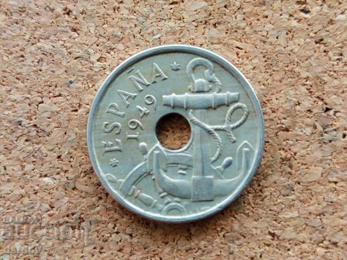 Spania 50 centimos, 1949