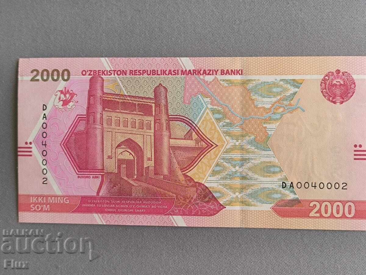 Bancnota - Uzbekistan - 2000 sum UNC | 2022 Bancnota - Uzbekistan - 2000 sum UNC | 2022