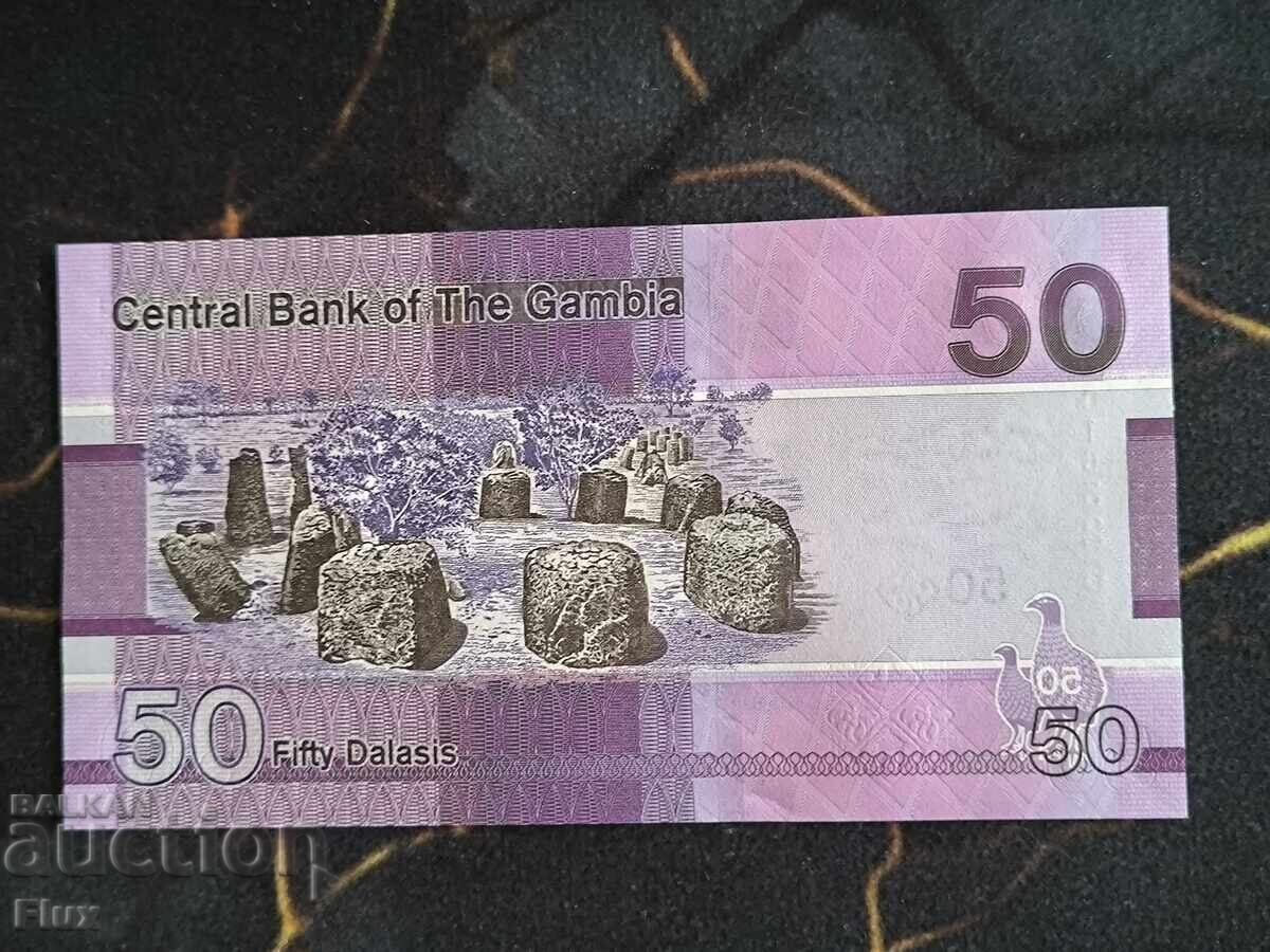 Bancnotă - Gambia - 50 dalasi UNC | 2023 cu preț € 5.00 | 9.78 BGN