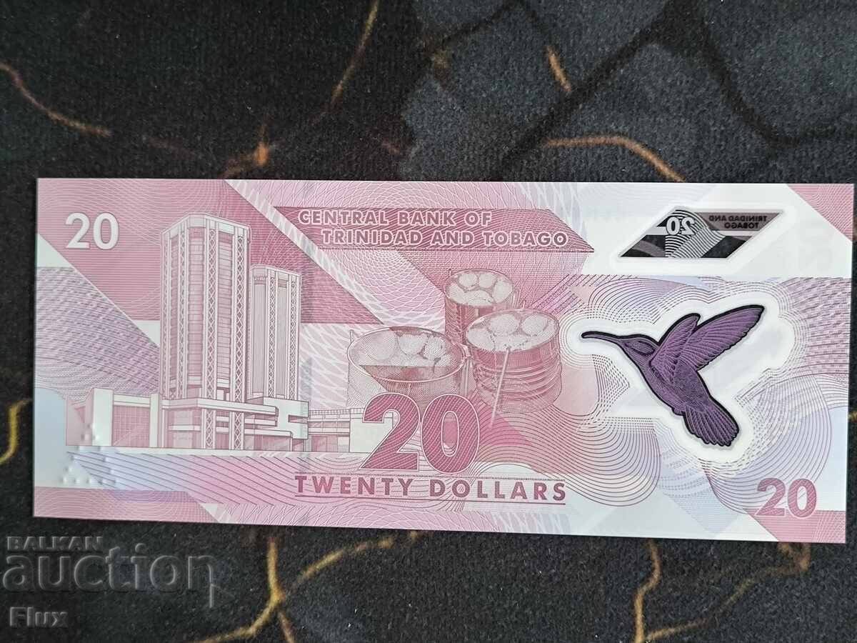 Bancnotă - Trinidad și Tobago - 20 dolari UNC | 2020 cu preț € 11.00 | 21.51 BGN Bancnotă - Trinidad și Tobago - 20 dolari UNC | 2020 cu preț € 11.00 | 21.51 BGN