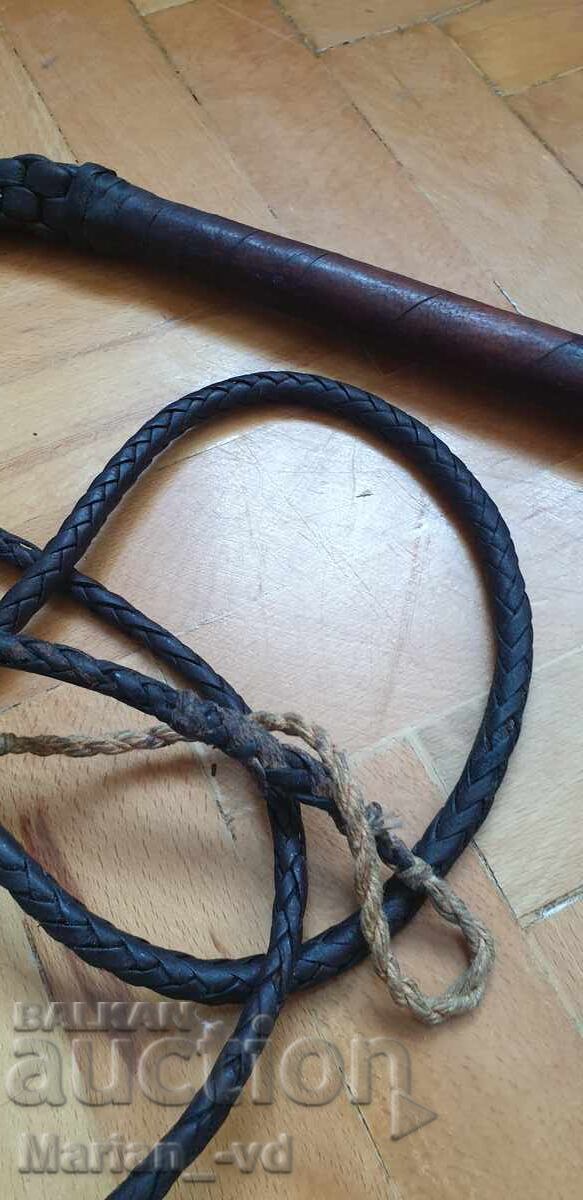 Bici din piele de vițel maro stil Indiana Jones - 6