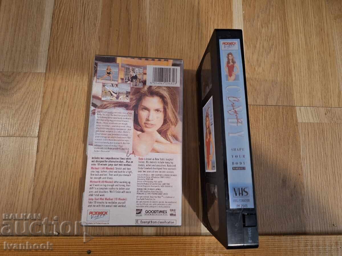 Licitație Casetă video VHS - Cindy Crawford Licitație Casetă video VHS - Cindy Crawford