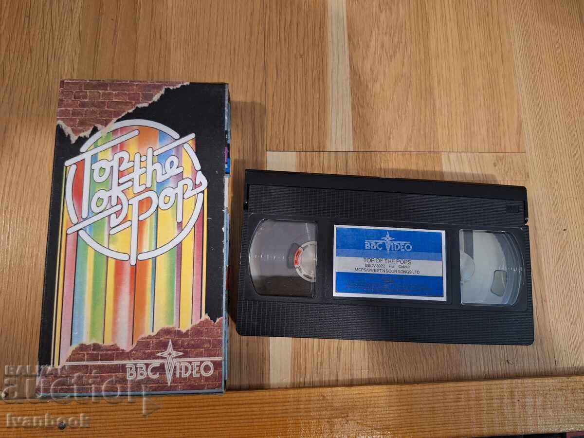 Casetă video VHS - Top of the pops
