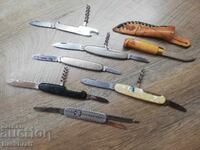Lot of Old German Folding Pocket Knives, Knife, Blade, Knives