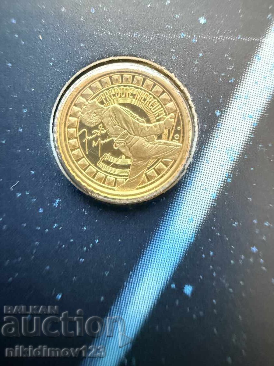Δημοπρασία Νόμισμα Freddie Mercury 1/40 oz Δημοπρασία Νόμισμα Freddie Mercury 1/40 oz
