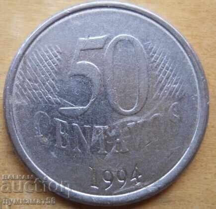 50 centavos 1994 - Brazilia