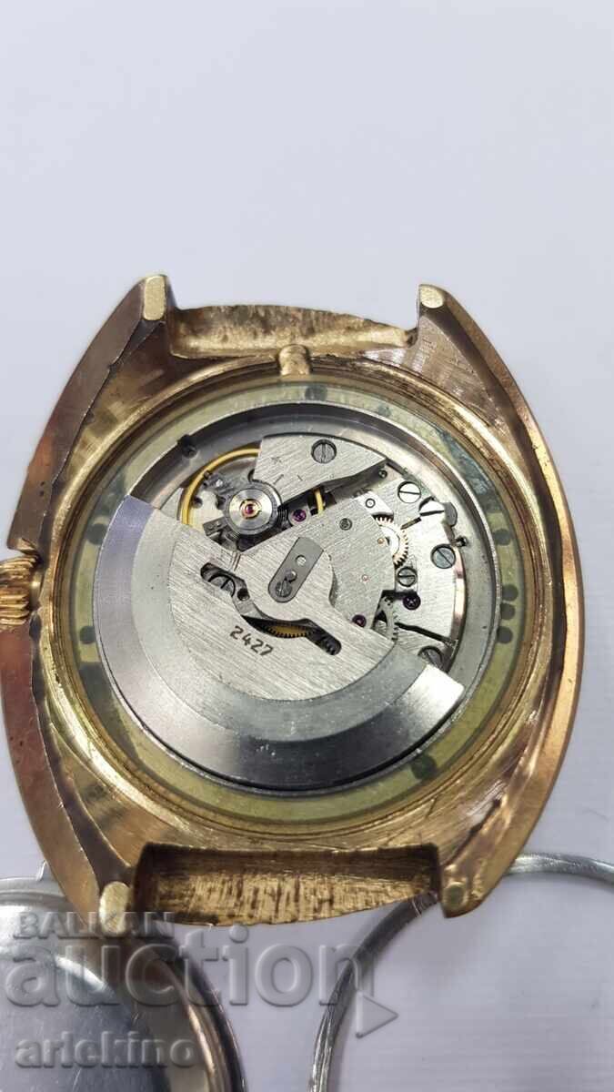 Ceas rusesc de mână URSS "SLAVA" cu zi și dată - AUTOMATIC - 7 Ceas rusesc de mână URSS "SLAVA" cu zi și dată - AUTOMATIC - 7