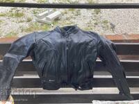 Geacă de piele pentru damă tip motociclist
